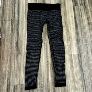 Athleta sparkle leggings in black and silver